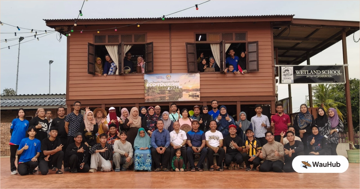 Eco tourism group ready for the Setiu trip