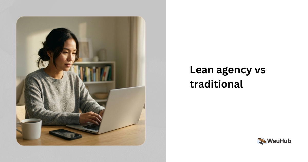 Young woman working on a laptop at a clean minimalist home desk next to a bright window