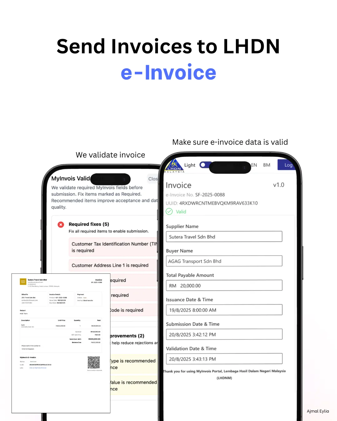 LHDN MyInvois integration